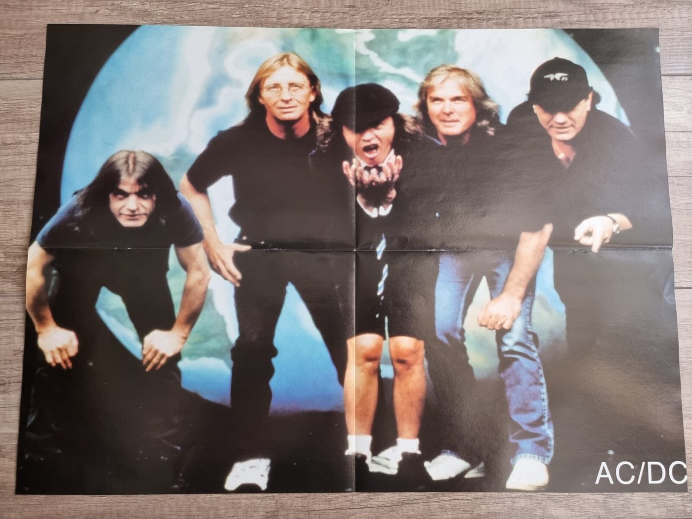 AC/DC poster, 55 × 40 cm