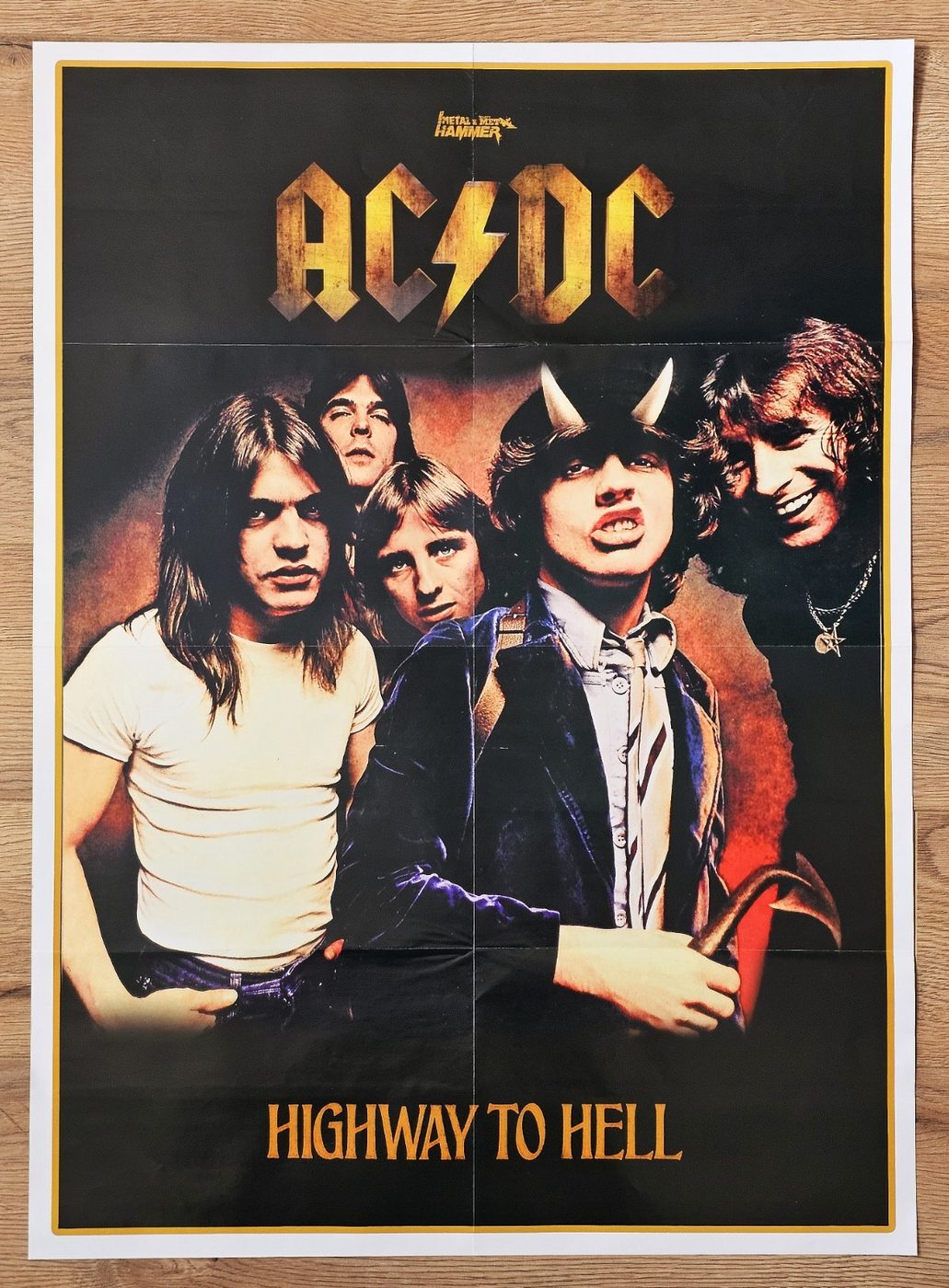 AC/DC poster, 55 × 75 cm