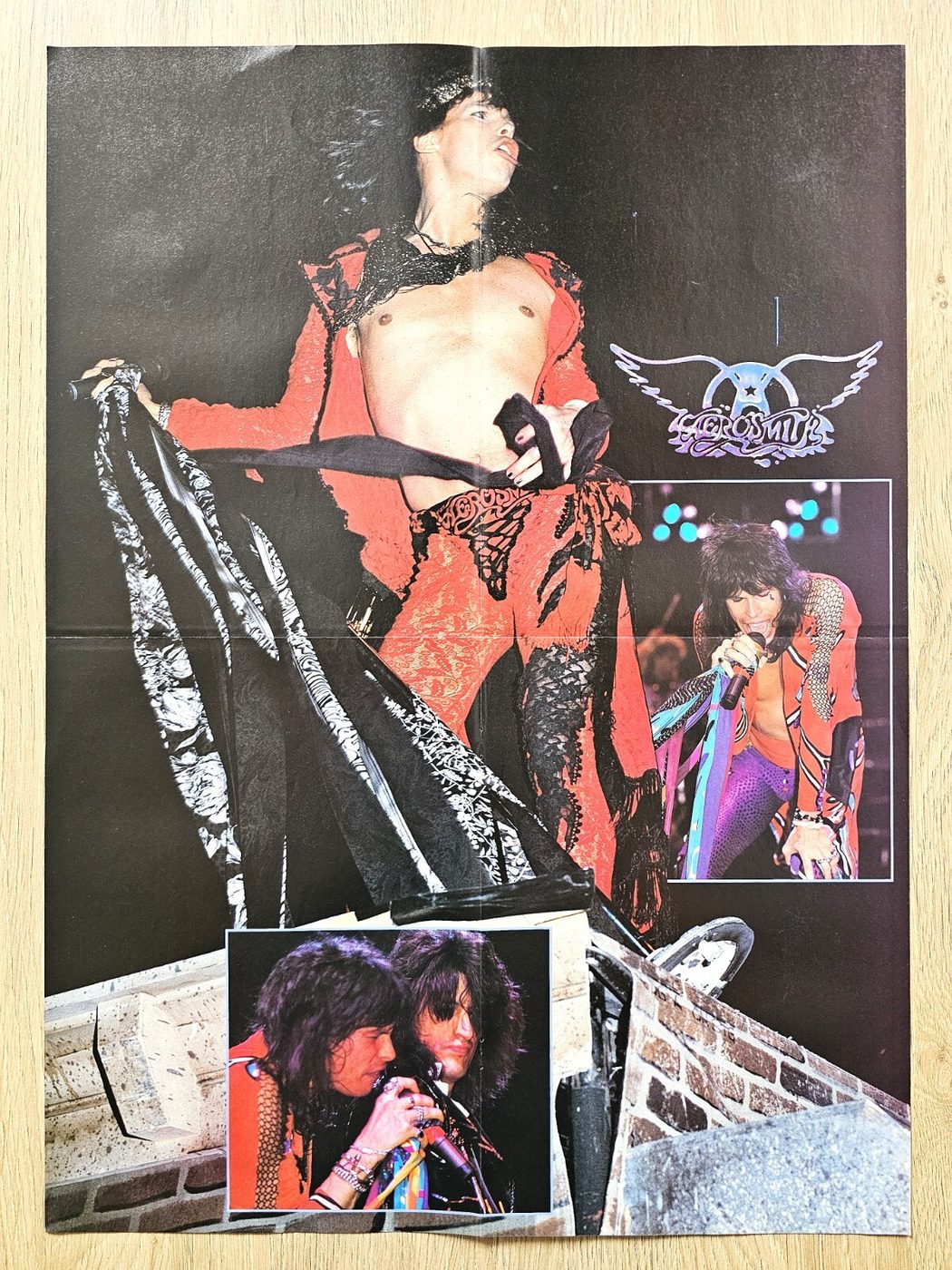 Aerosmith poster, 40 × 55 cm