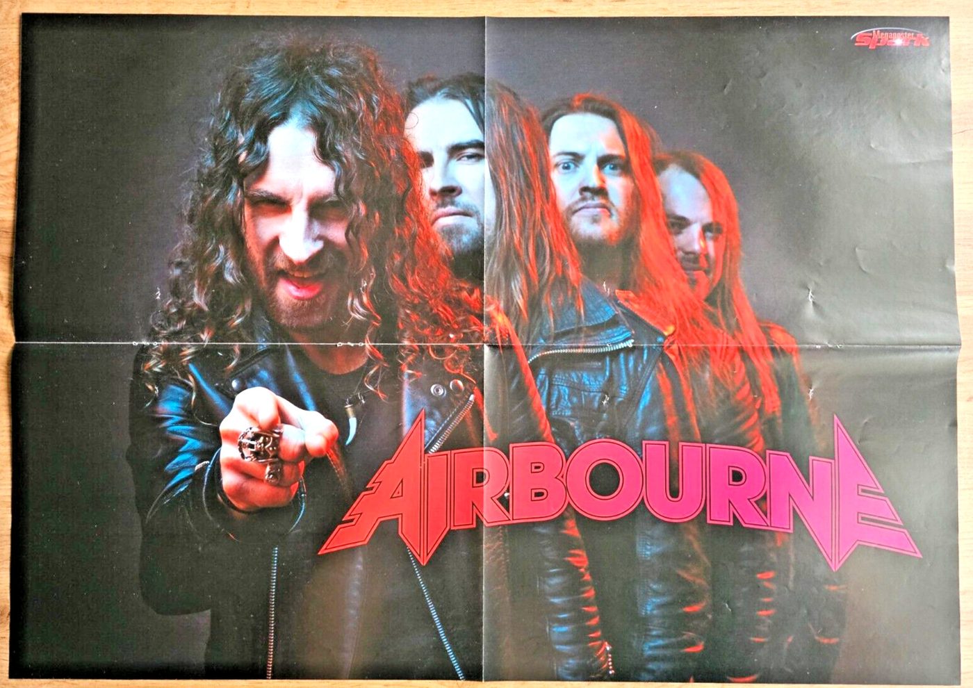 Airbourne poster, 55 × 40 cm