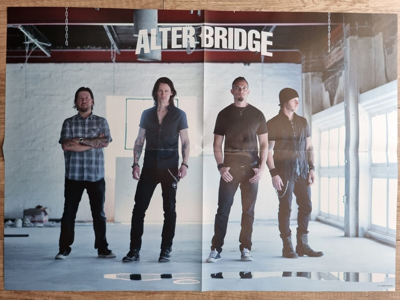 Alter Bridge poster, 55 × 40 cm