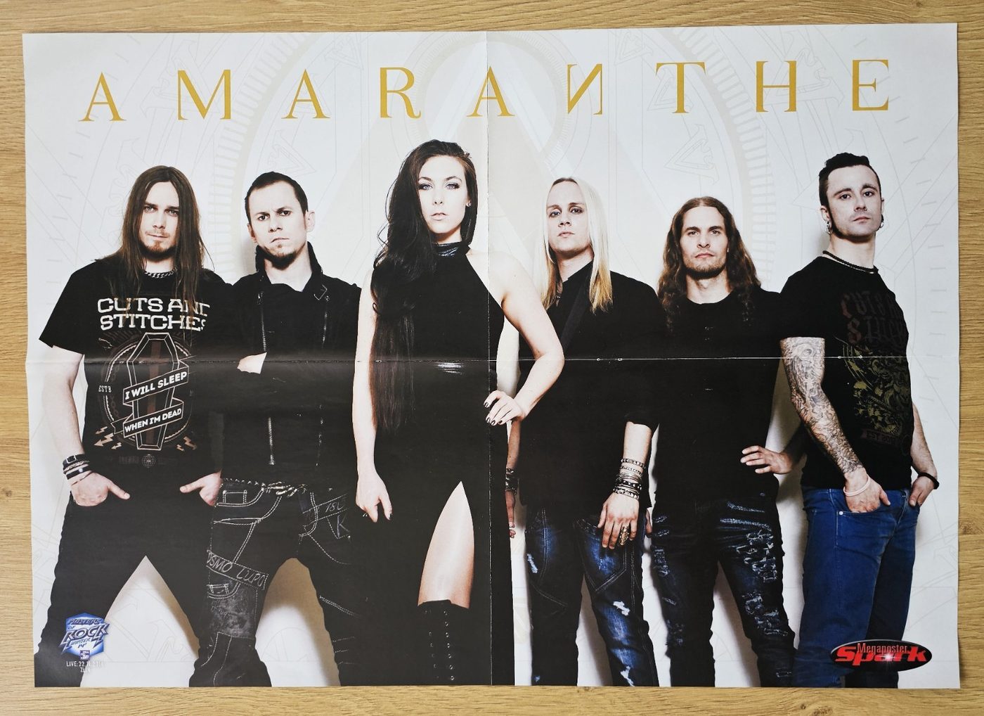 Amaranthe poster, 55 × 40 cm