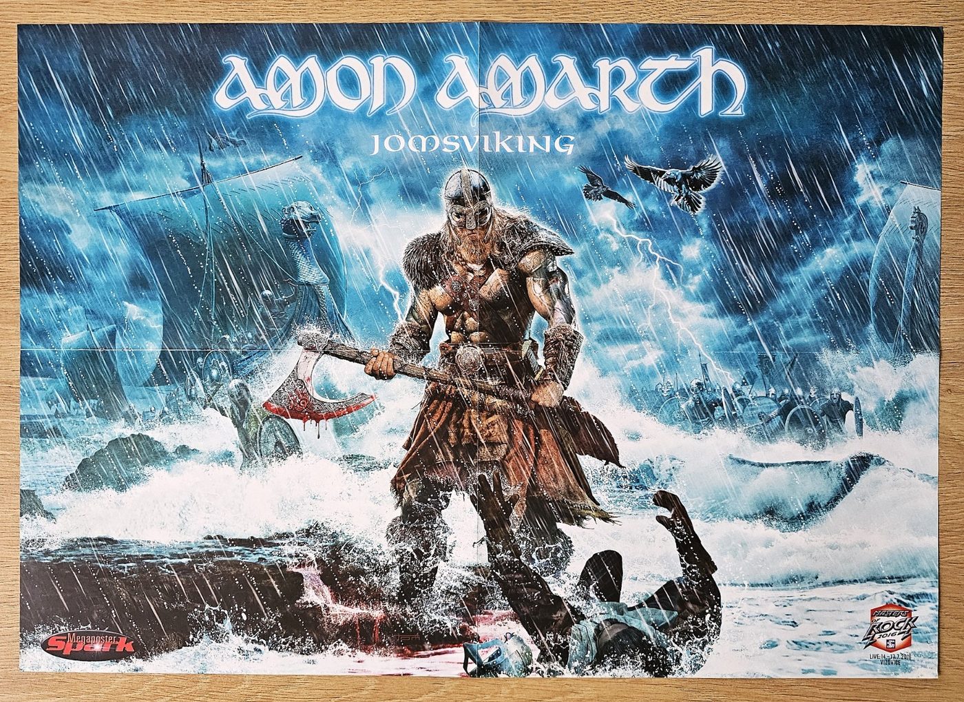 Amon Amarth poster, 55 × 40 cm