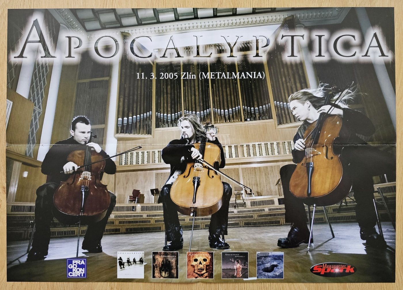 Apocalyptica poster, 55 × 40 cm
