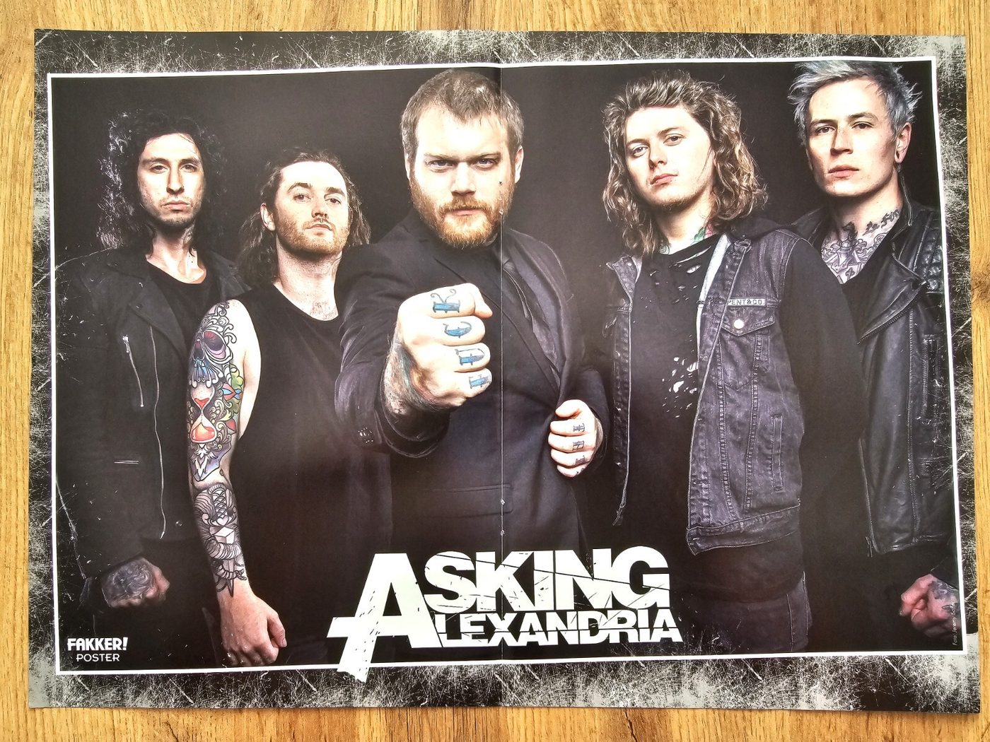 Asking Alexandria poster, 40 × 30 cm