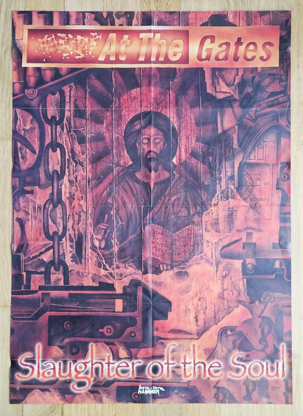 At the Gates poster, 50 × 70 cm