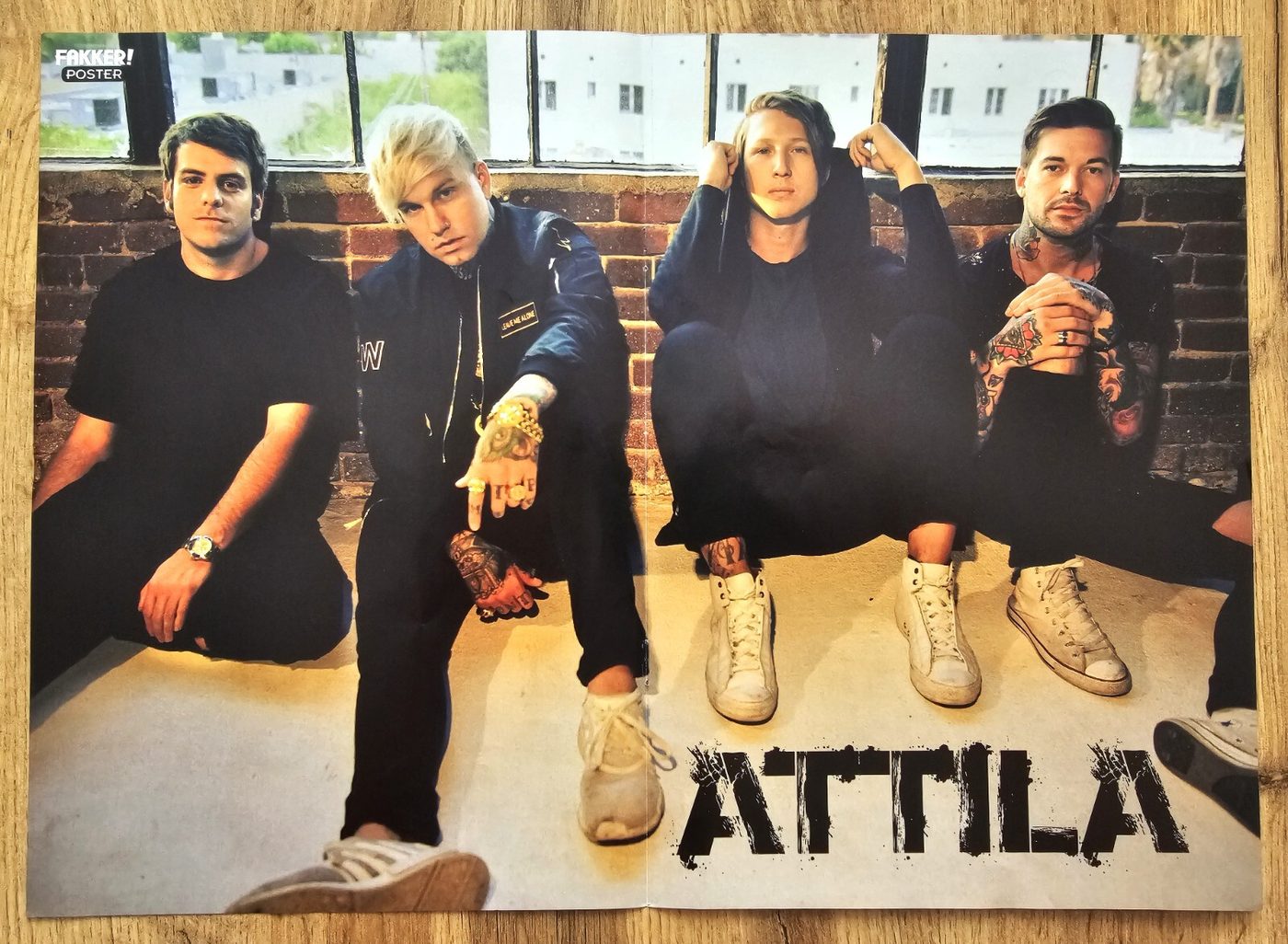 Attila poster, 40 × 30 cm