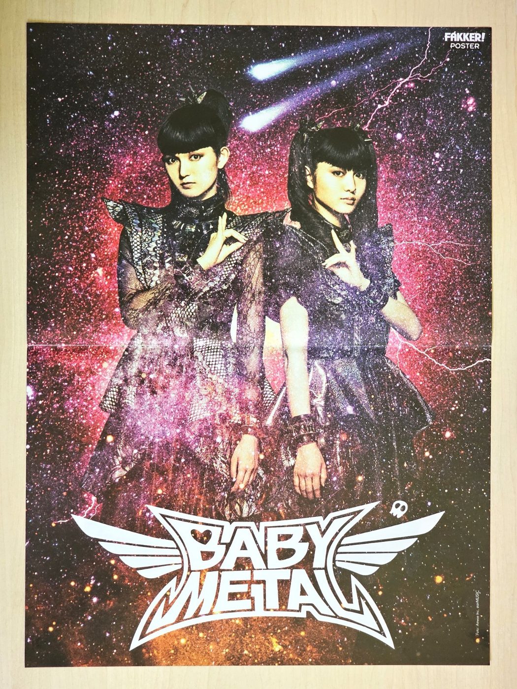 Babymetal poster, 30 × 40 cm