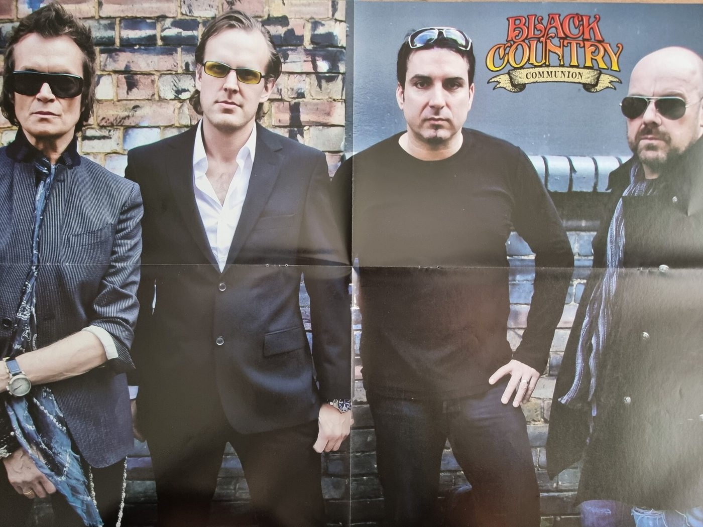 Black Country Communion poster, 55 × 40 cm