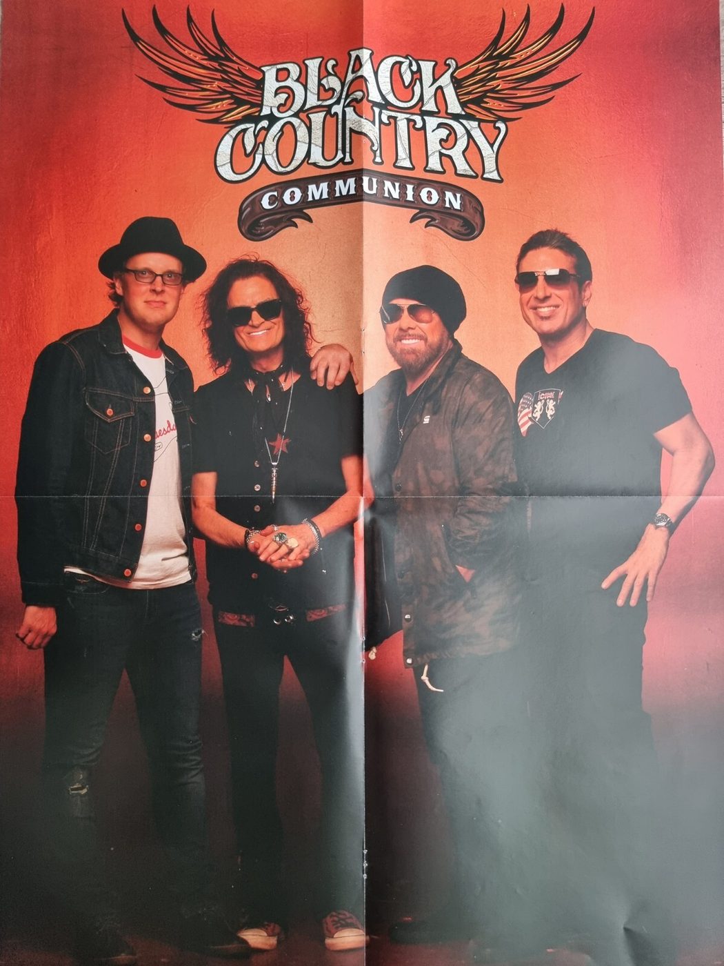 Black Country Communion poster, 40 × 55 cm