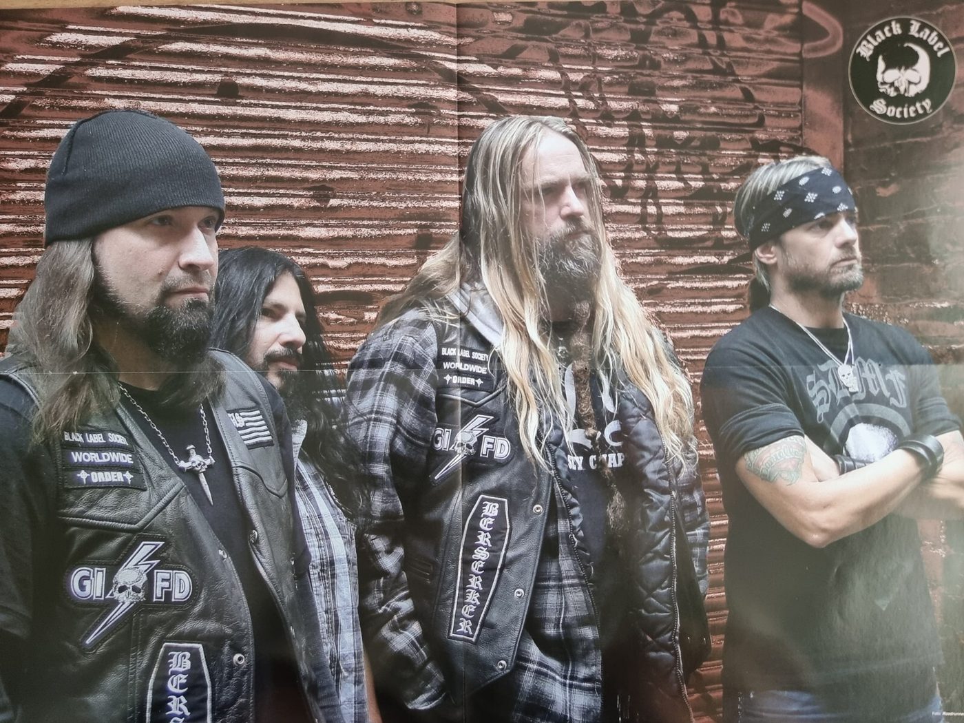 Black Label Society poster, 55 × 40 cm