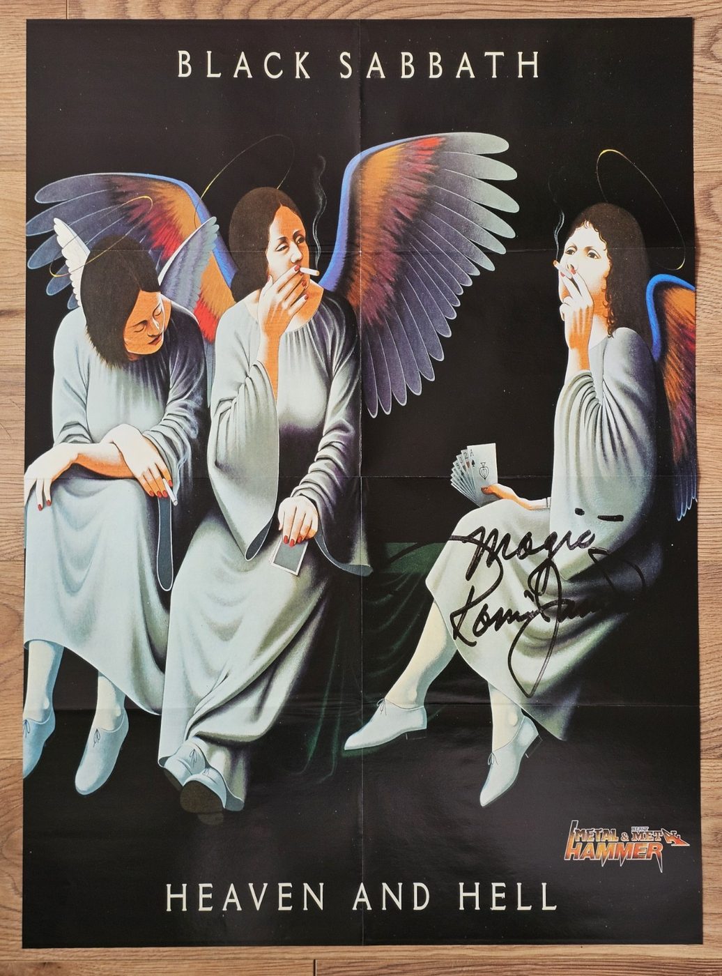 Black Sabbath "Heaven" poster, 55 × 75 cm