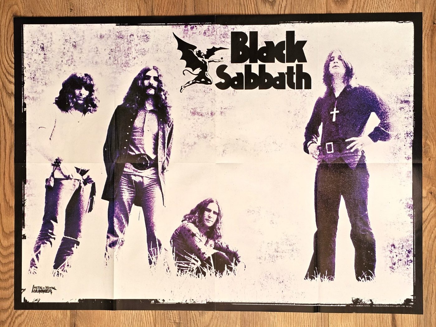 Black Sabbath poster, 75 × 55 cm