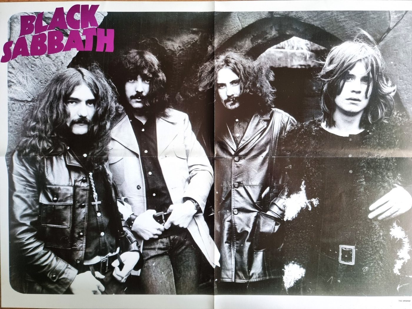 Black Sabbath poster, 55 × 40 cm