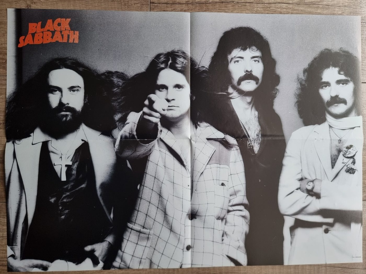 Black Sabbath poster, 55 × 40 cm