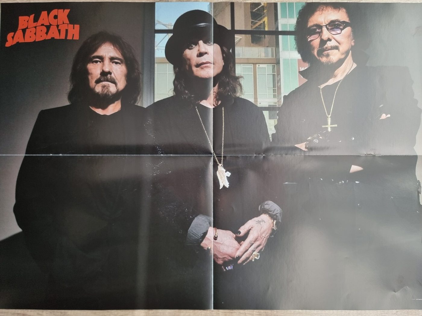 Black Sabbath poster, 55 × 40 cm