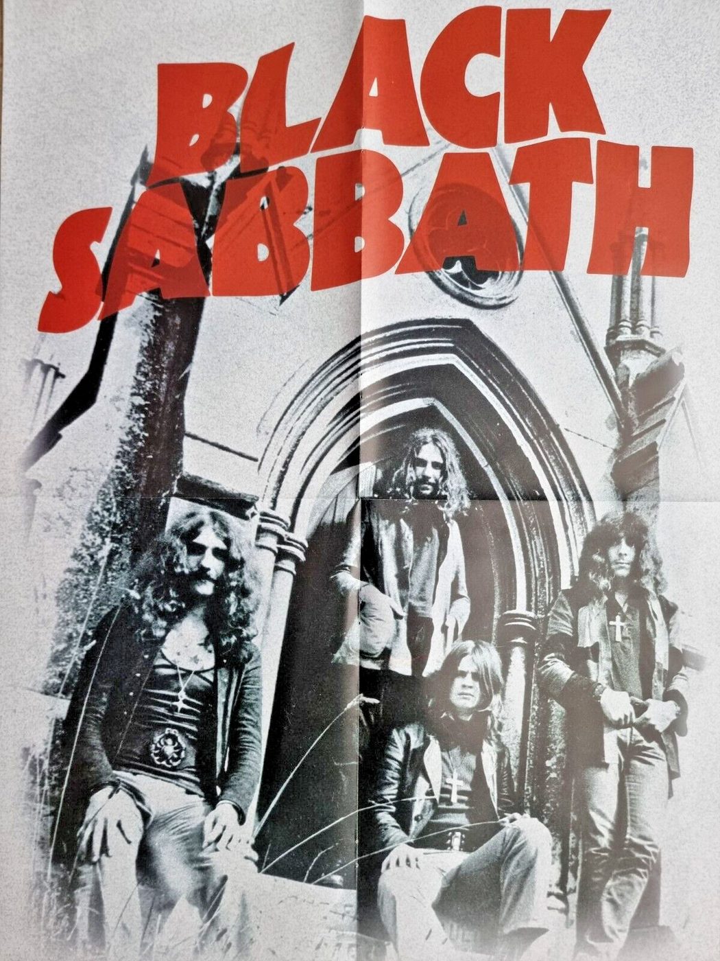 Black Sabbath poster, 40 × 55 cm