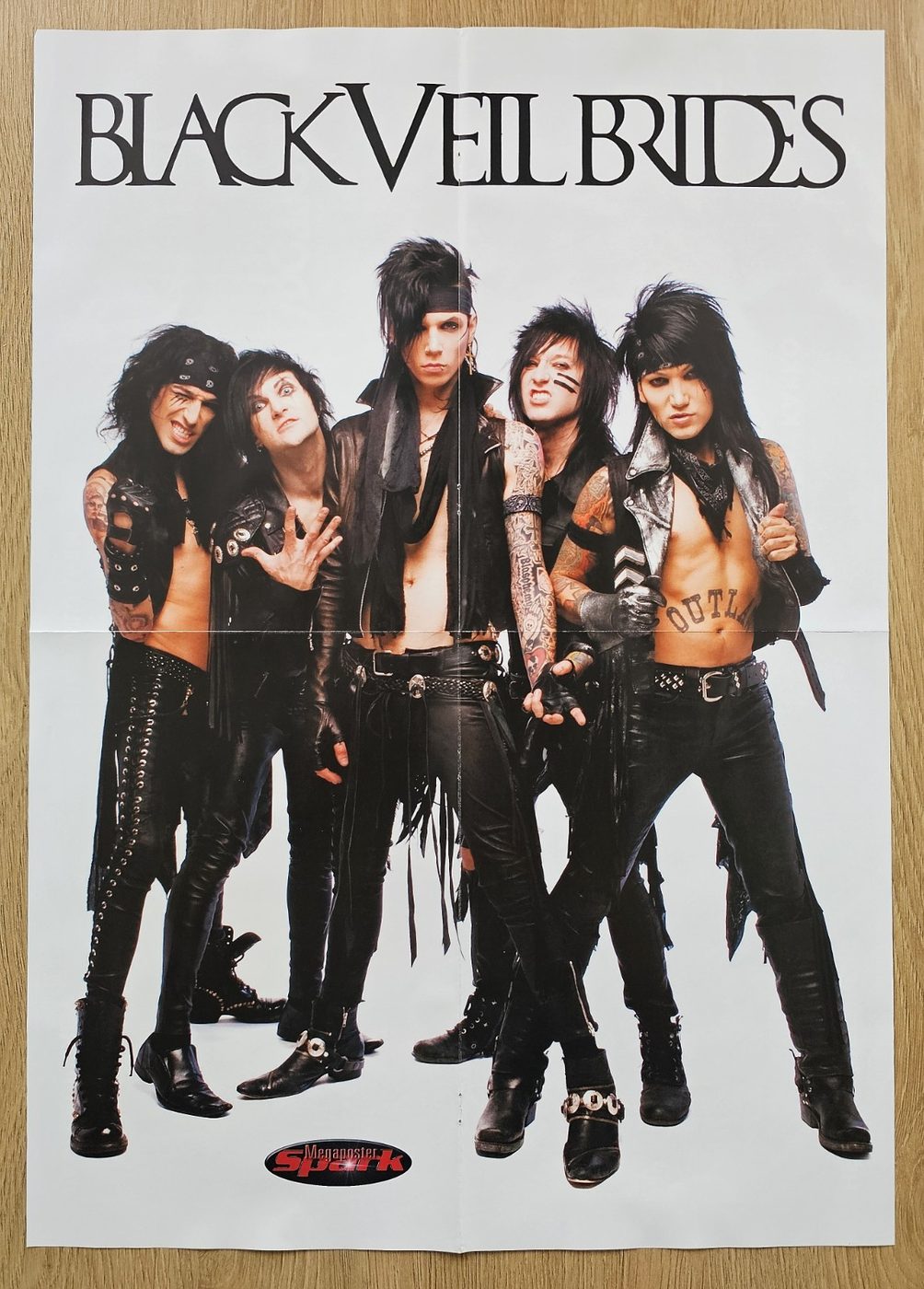 Black Veil Brides poster, 40 × 55 cm