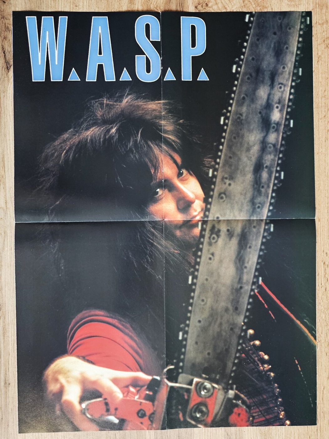 Blackie Lawless W.A.S.P. poster, 40 × 55 cm