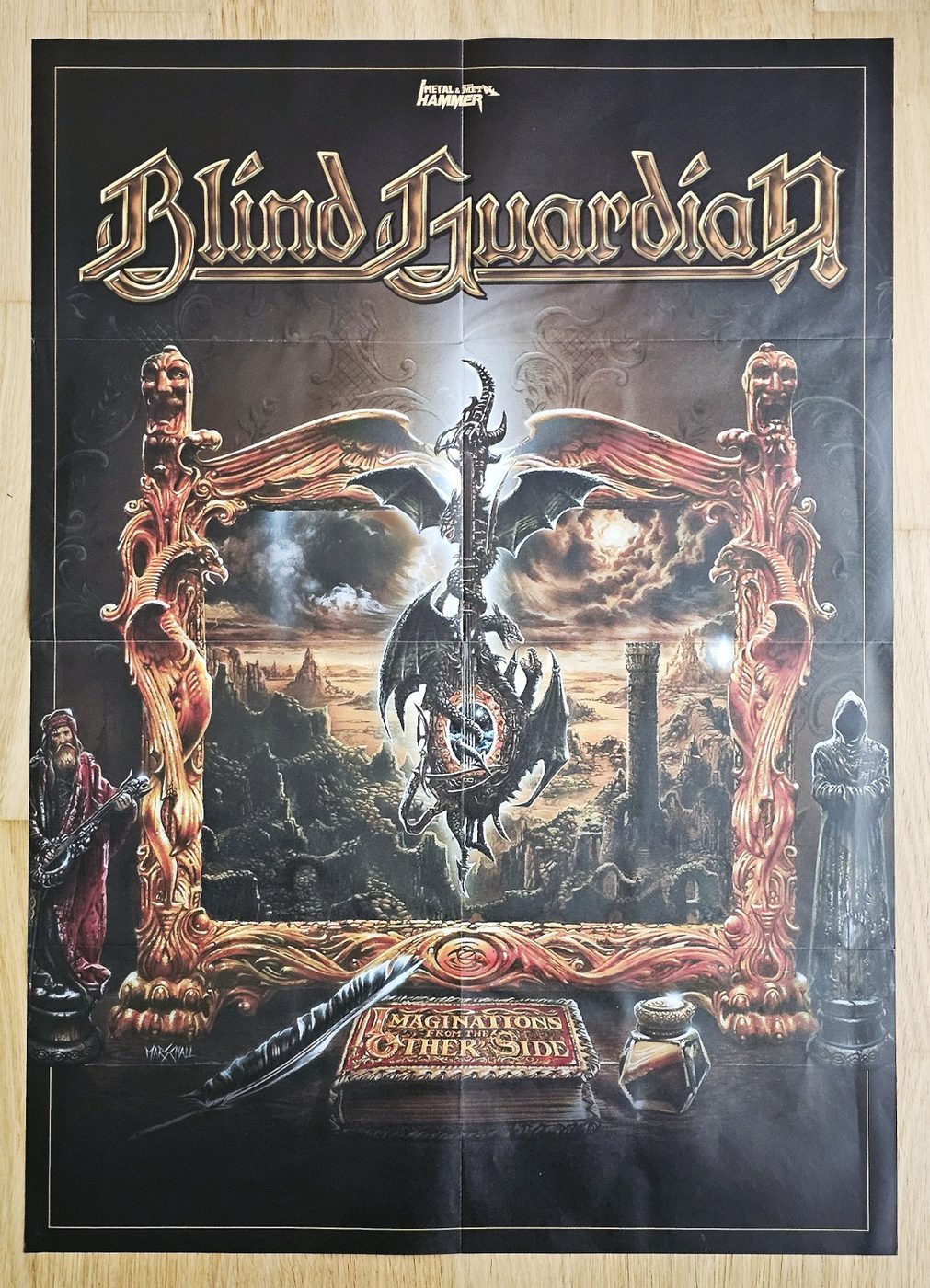 Blind Guardian "Imaginations" poster, 50 × 70 cm