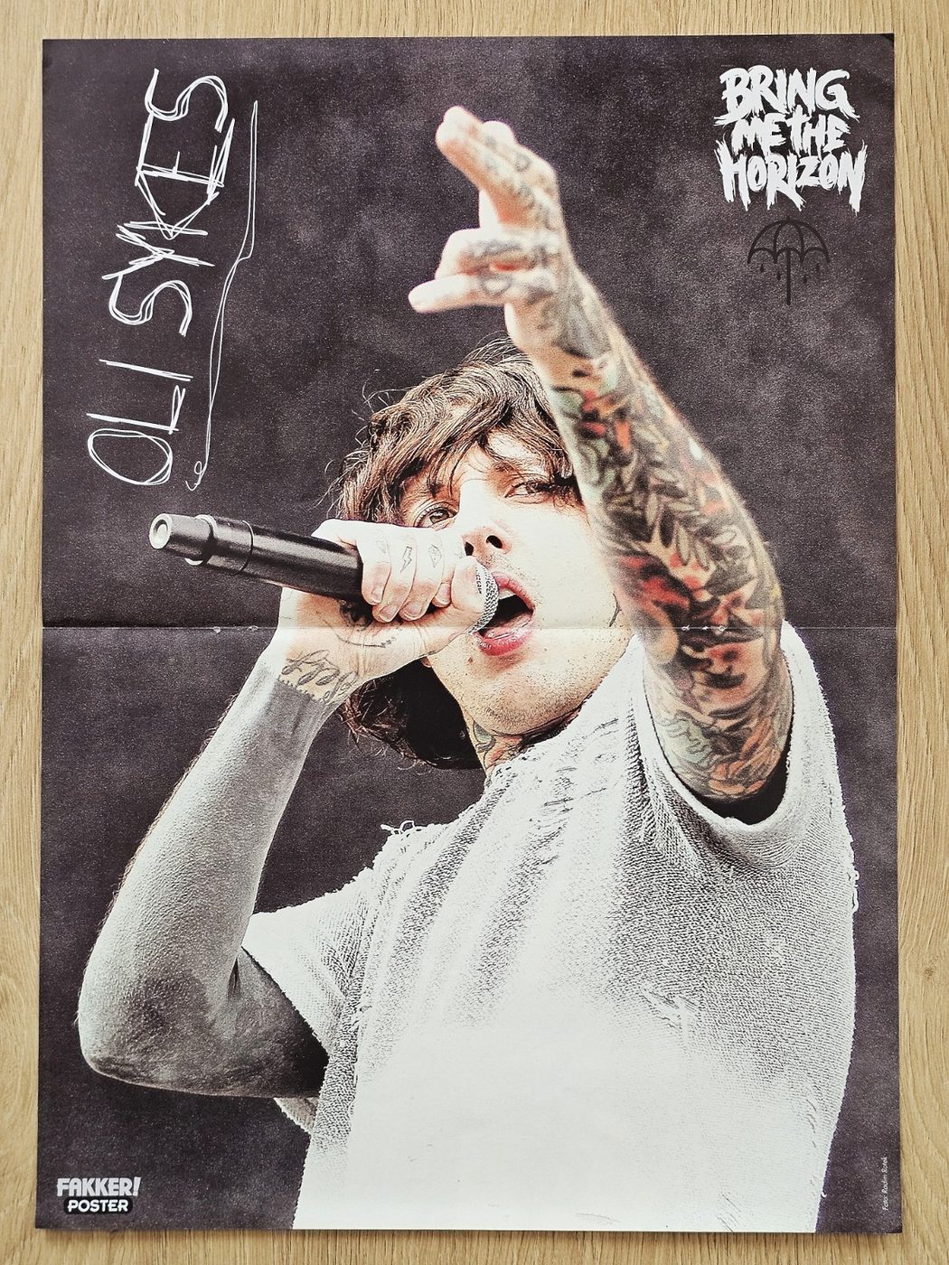 Bring Me The Horizon poster, 30 × 40 cm