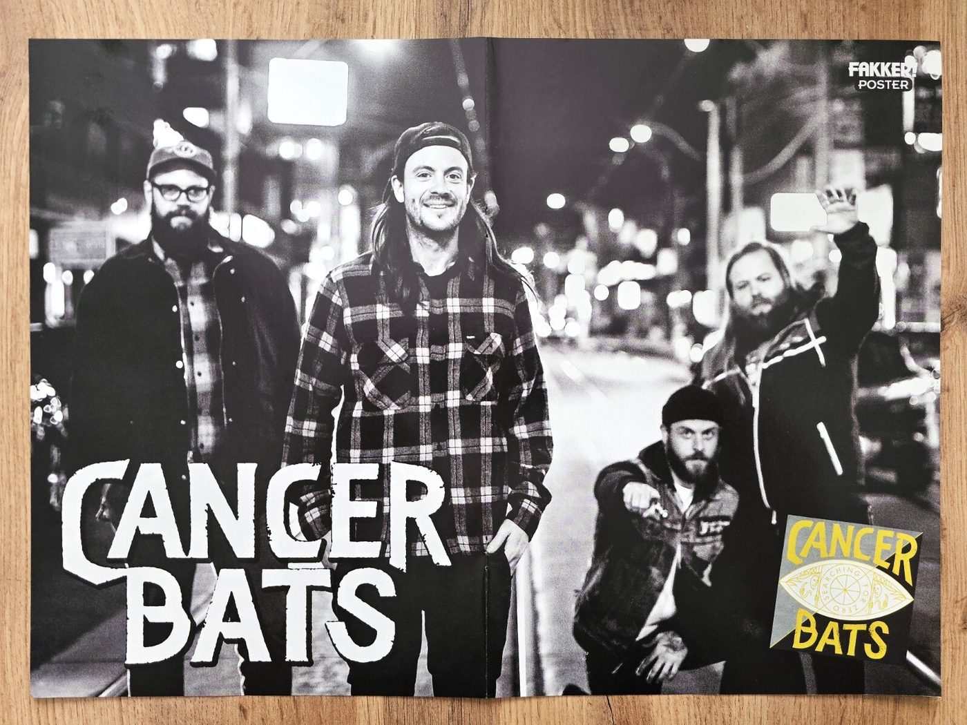 Cancer Bats poster, 40 × 30 cm