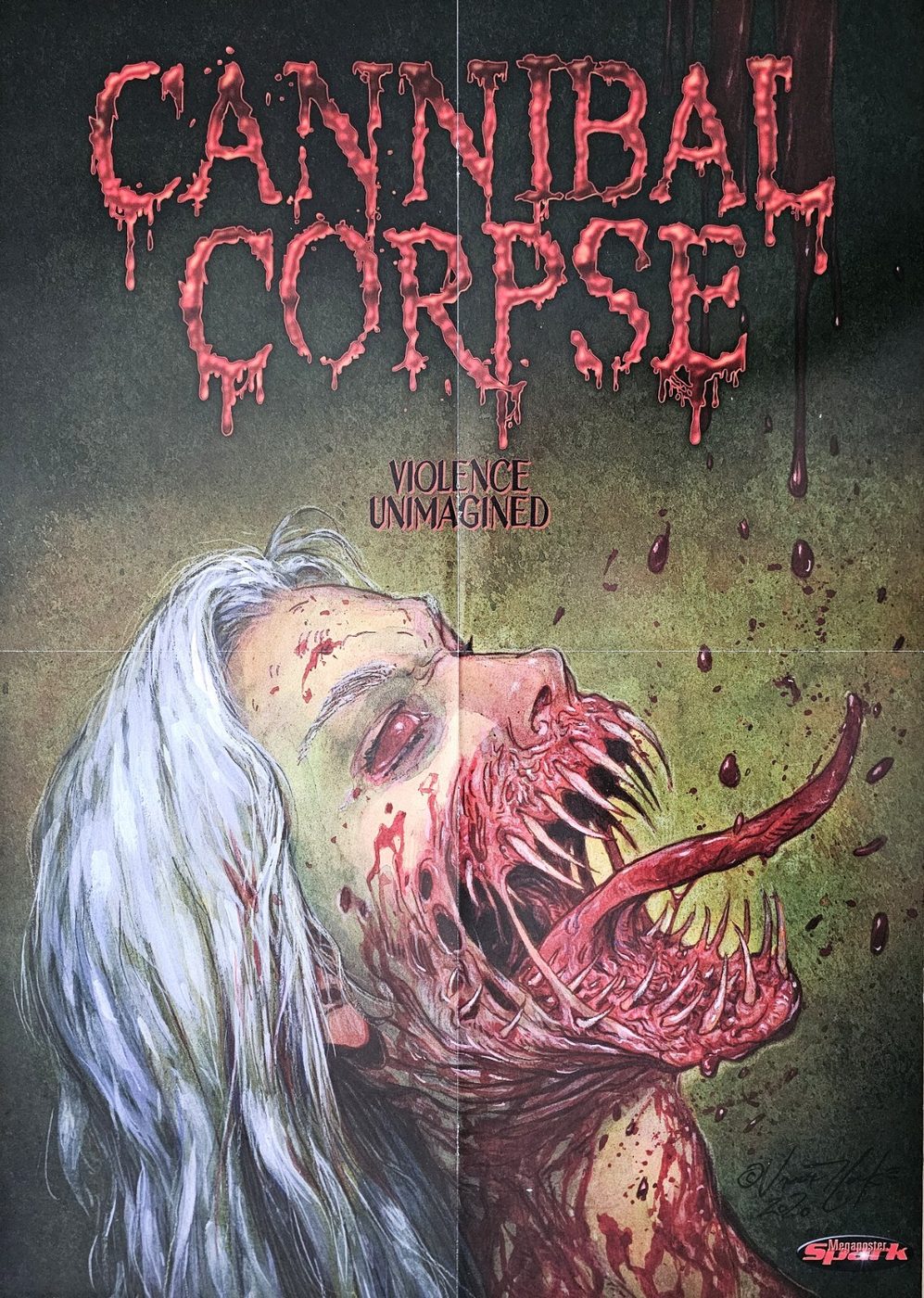 Cannibal Corpse poster, 40 × 55 cm