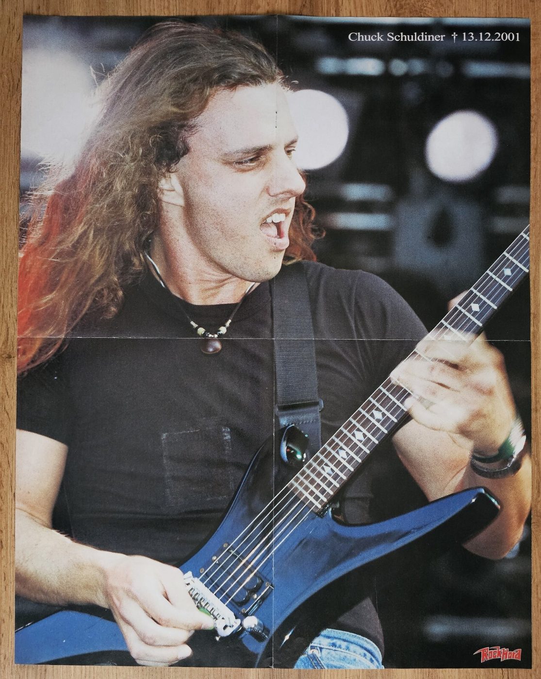Chuck Schuldiner Death poster, 40 × 55 cm