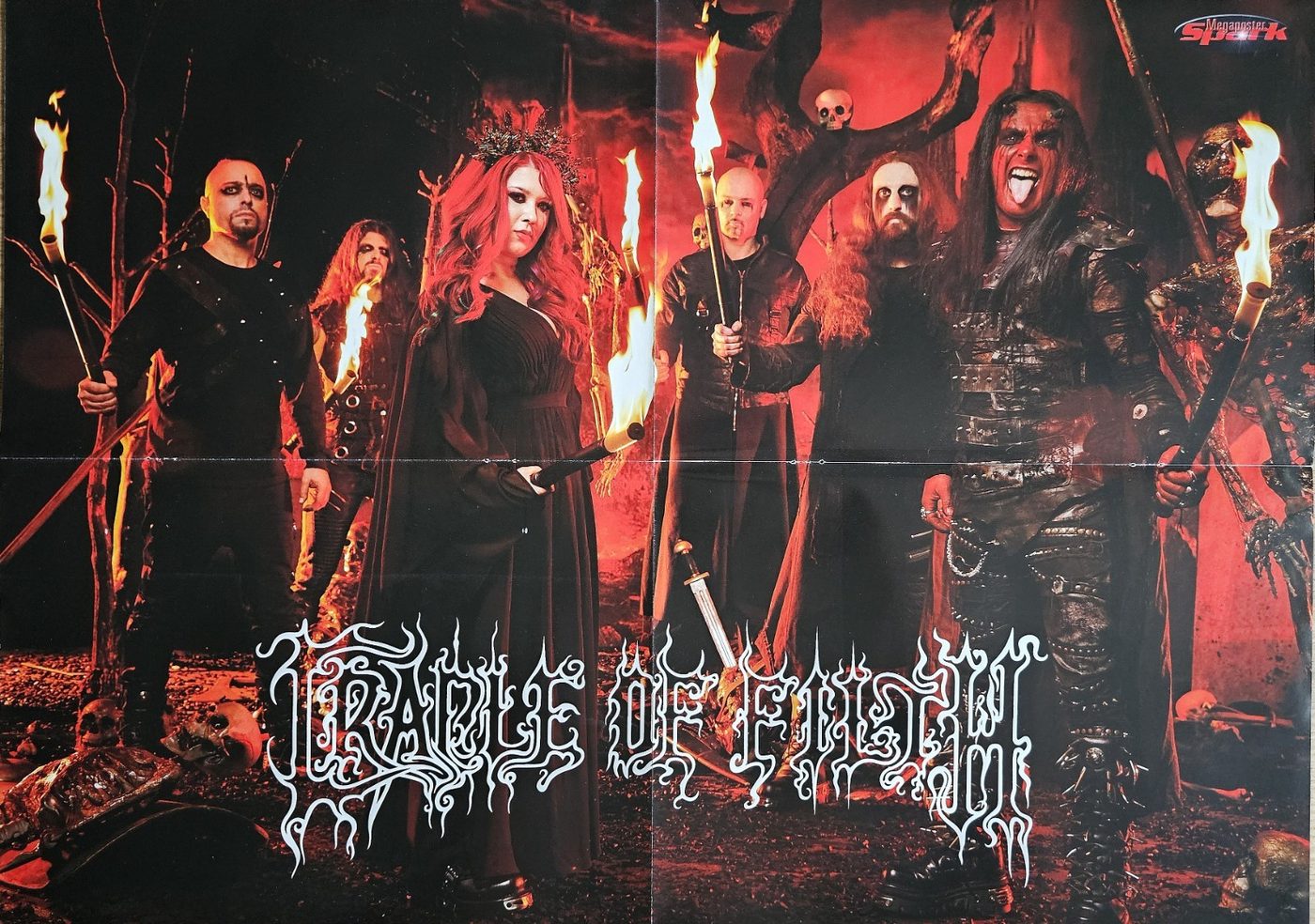 Cradle of Filth poster, 55 × 40 cm