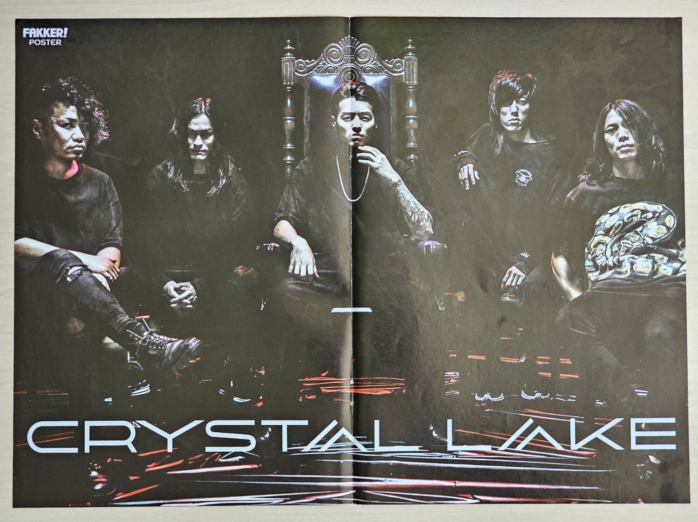 Crystal Lake poster, 40 × 30 cm
