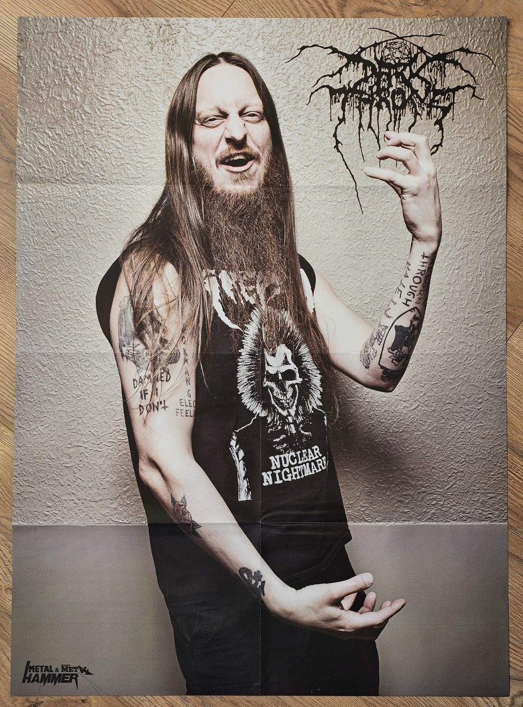 Darkthrone (Fenriz) poster, 55 × 75 cm