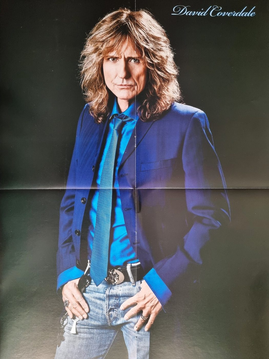 David Coverdale poster, 40 × 55 cm