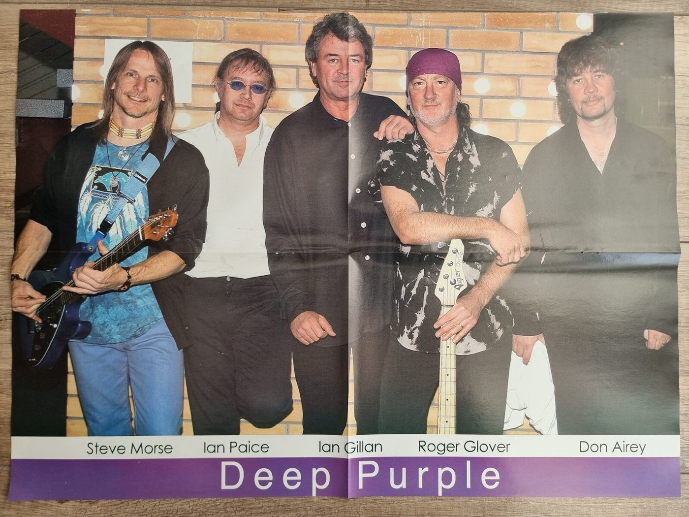 Deep Purple poster, 55 × 40 cm