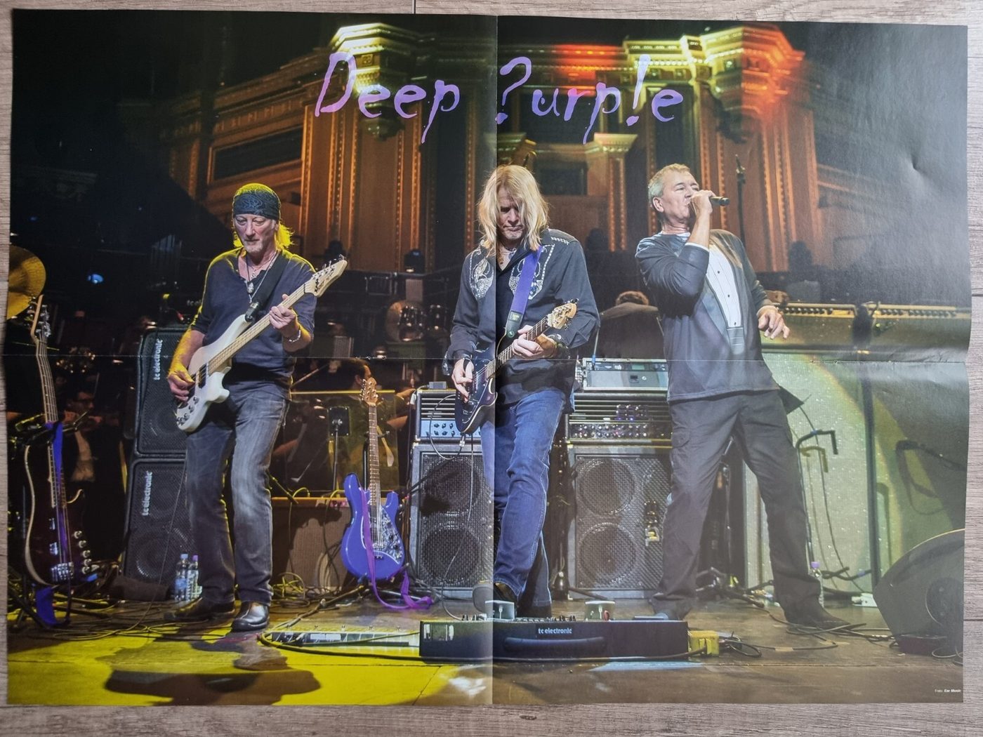 Deep Purple poster, 55 × 40 cm