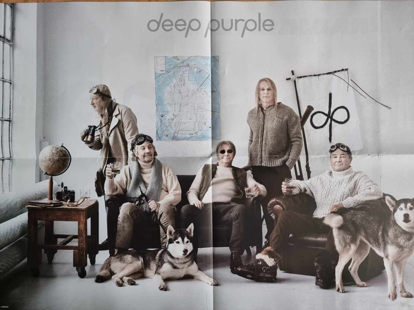 Deep Purple poster, 55 × 40 cm