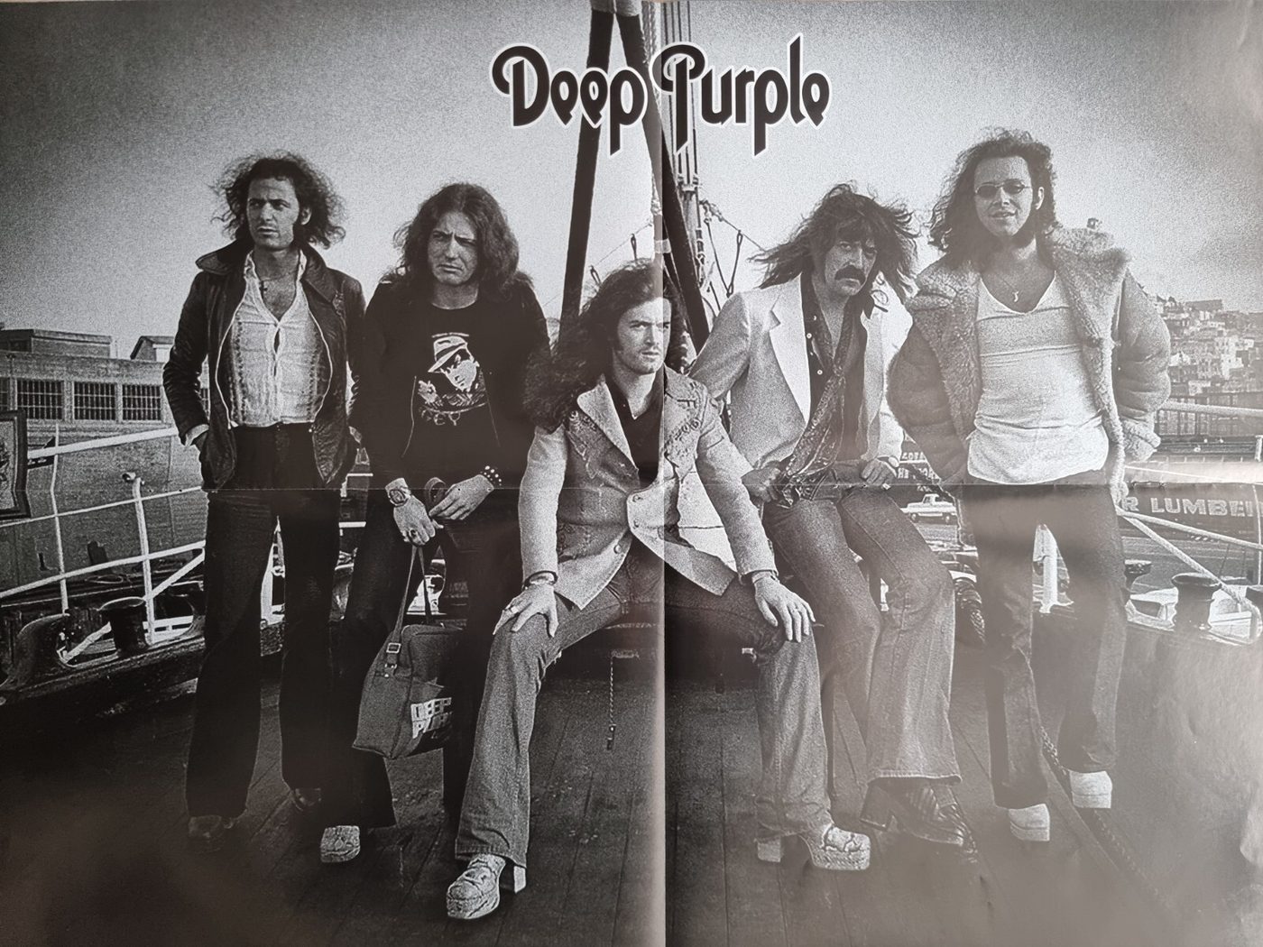 Deep Purple poster, 55 × 40 cm