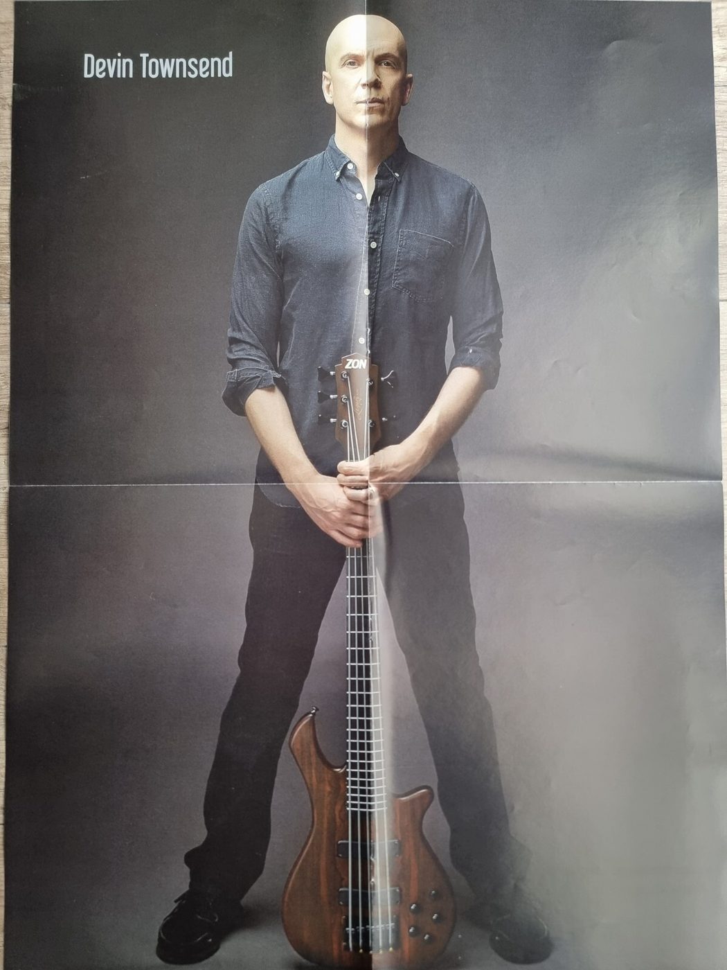 Devin Townsend poster, 40 × 55 cm
