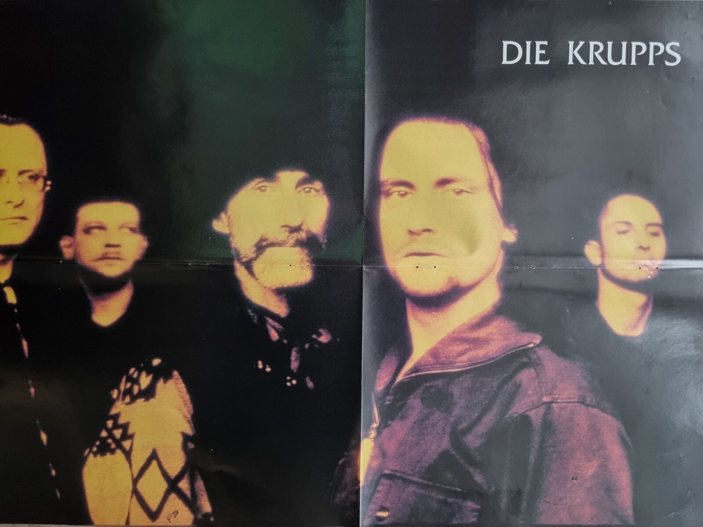Die Krupps poster, 55 × 40 cm