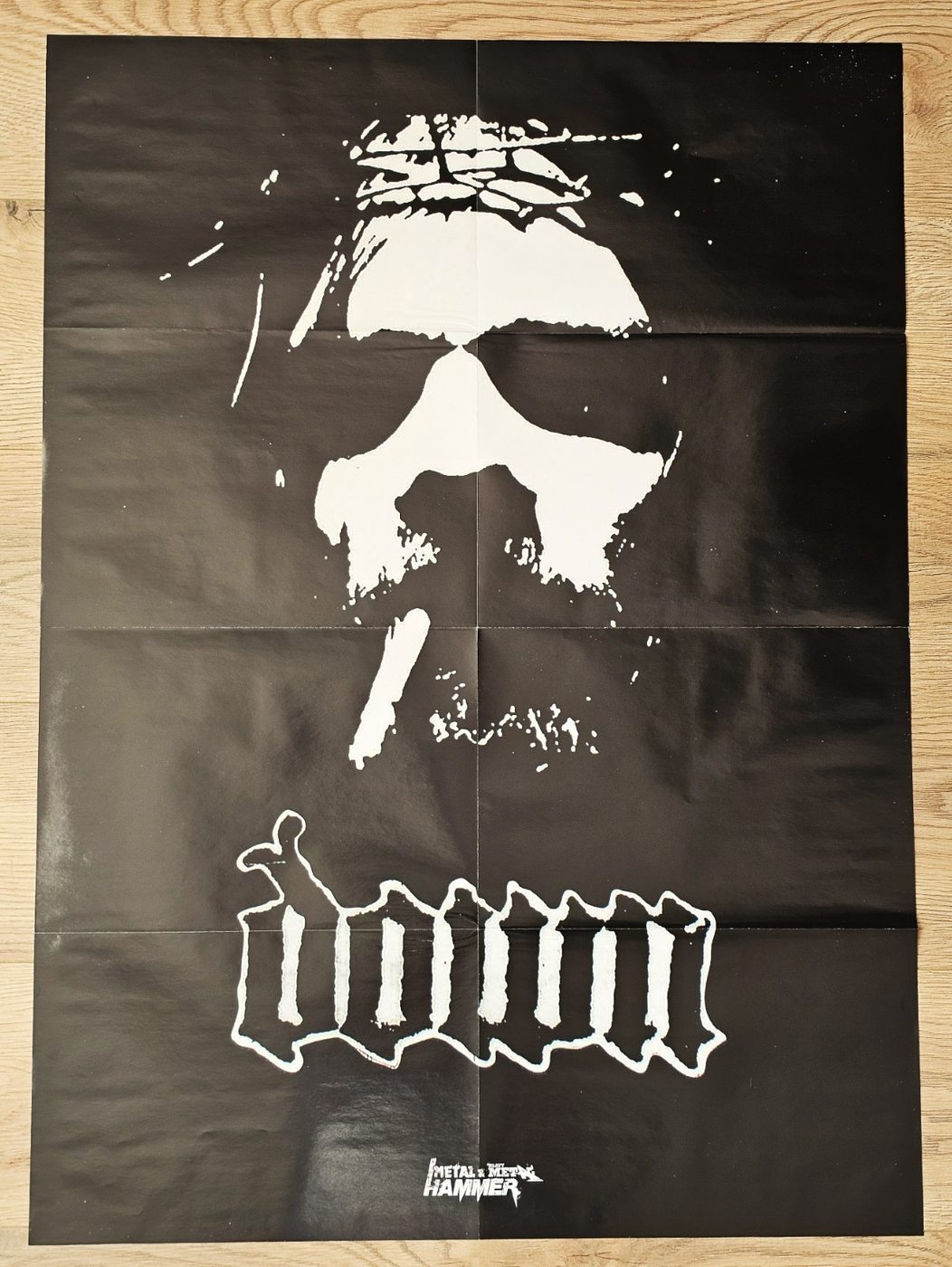 Down poster, 55 × 75 cm