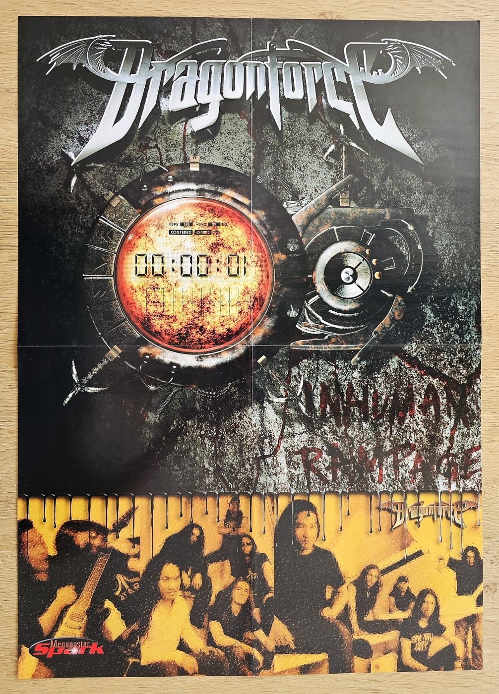 Dragonforce poster, 40 × 55 cm