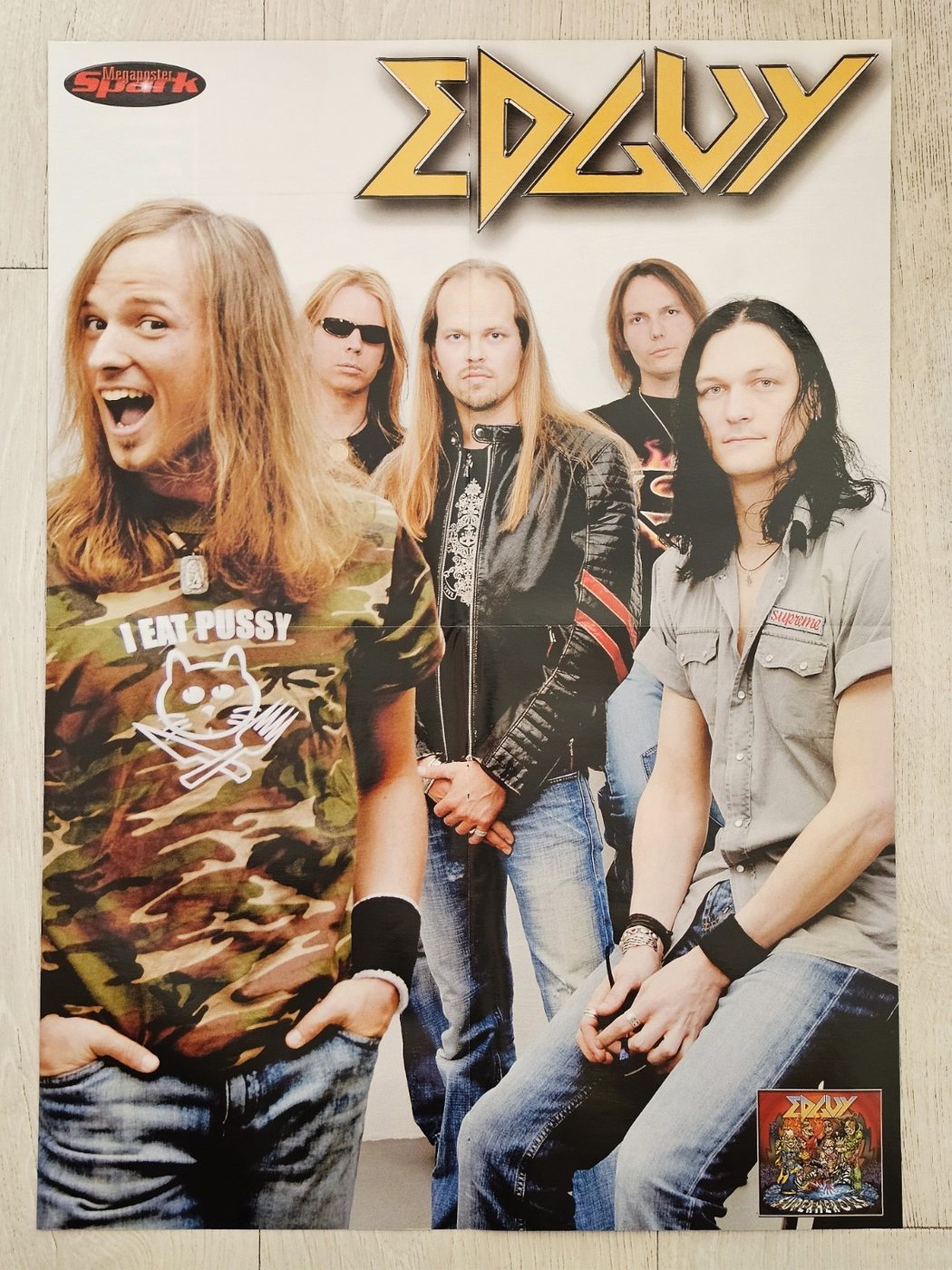 Edguy poster, 40 × 55 cm