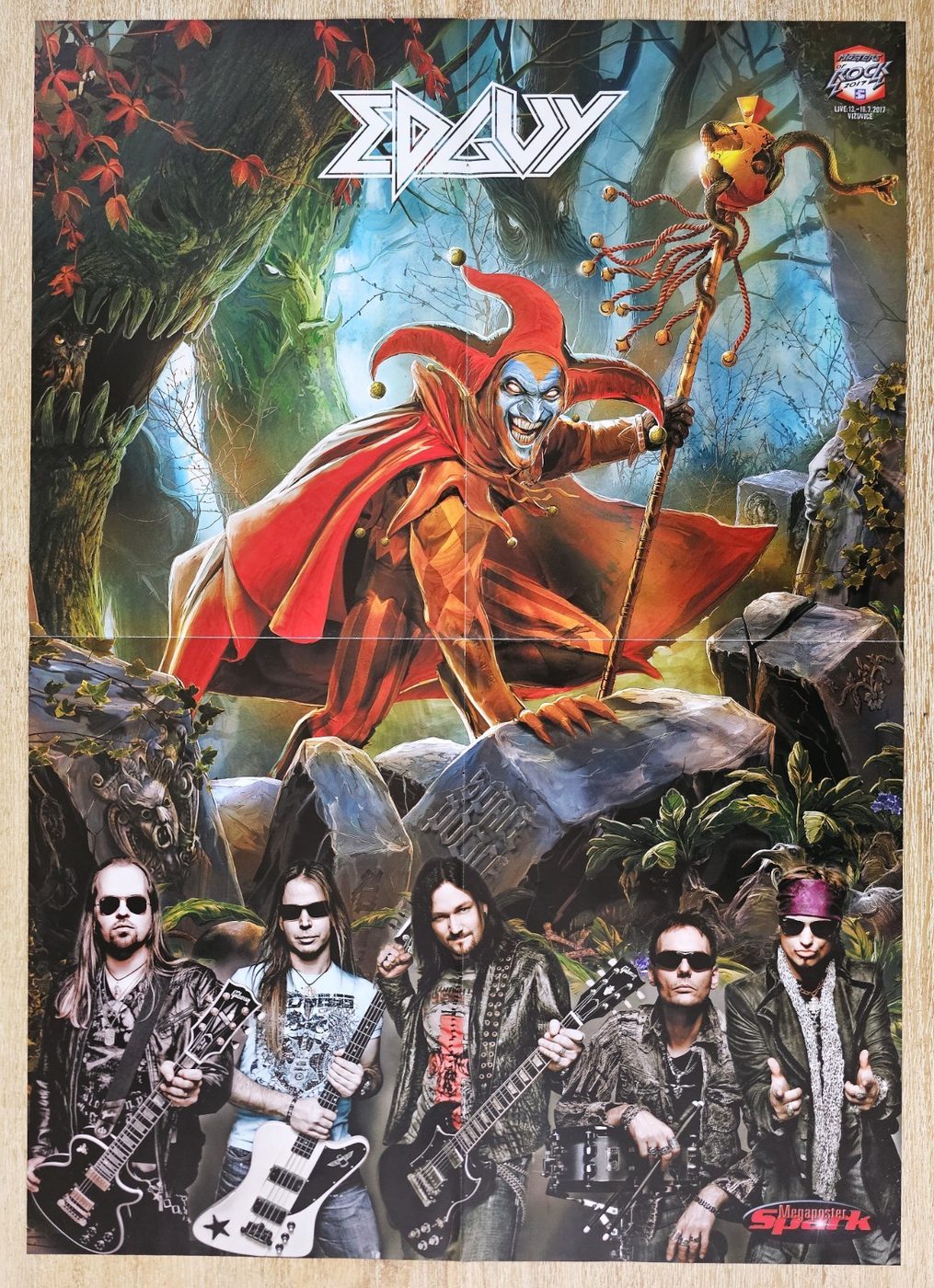 Edguy poster, 40 × 55 cm