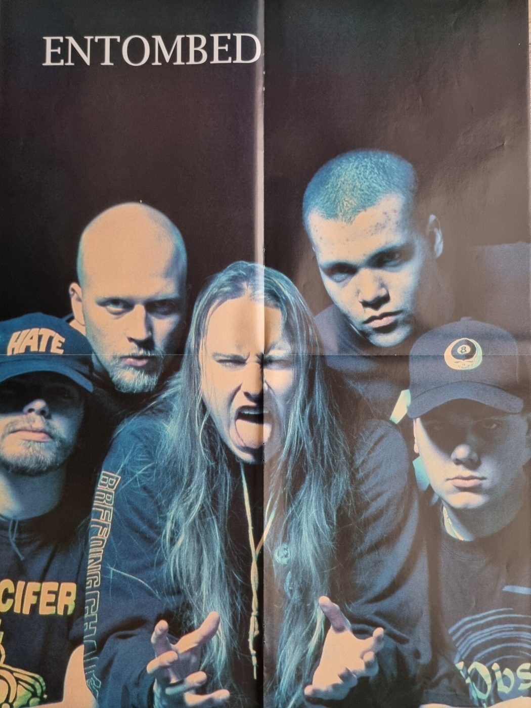 Entombed poster, 40 × 55 cm