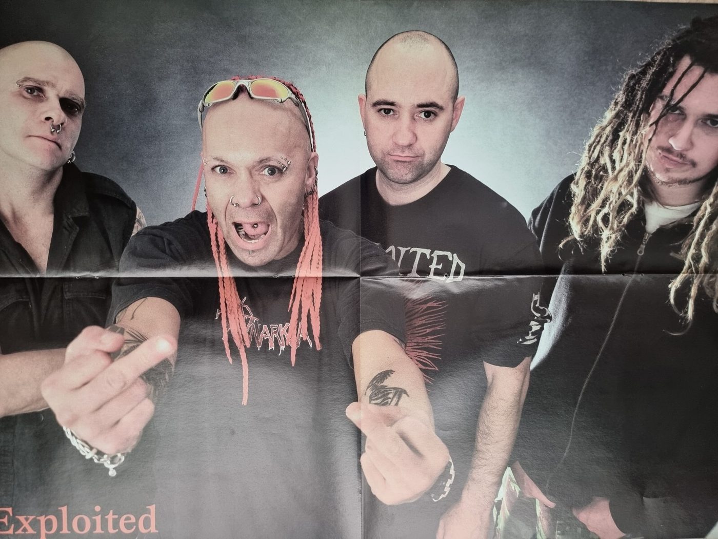 Exploited poster, 55 × 40 cm