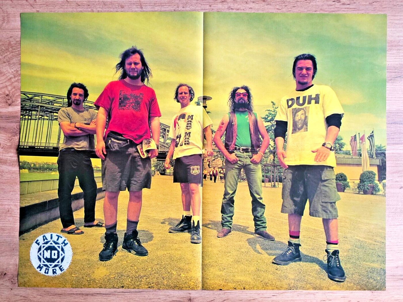 Faith No More / Black Sabbath poster, 55 × 40 cm