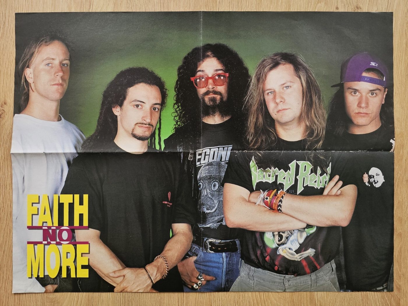 Faith No More / Slayer poster, 55 × 40 cm