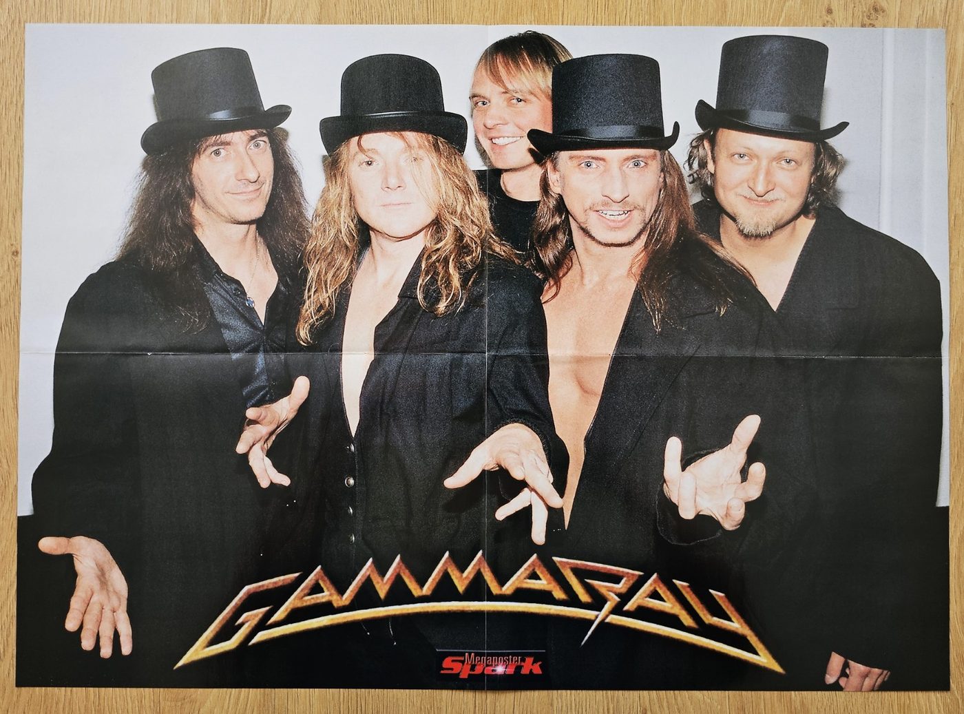 Gamma Ray poster, 55 × 40 cm