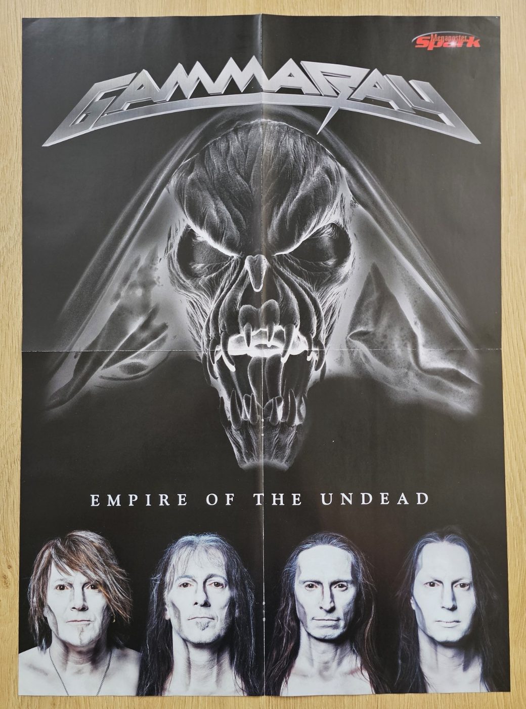 Gamma Ray poster, 40 × 55 cm