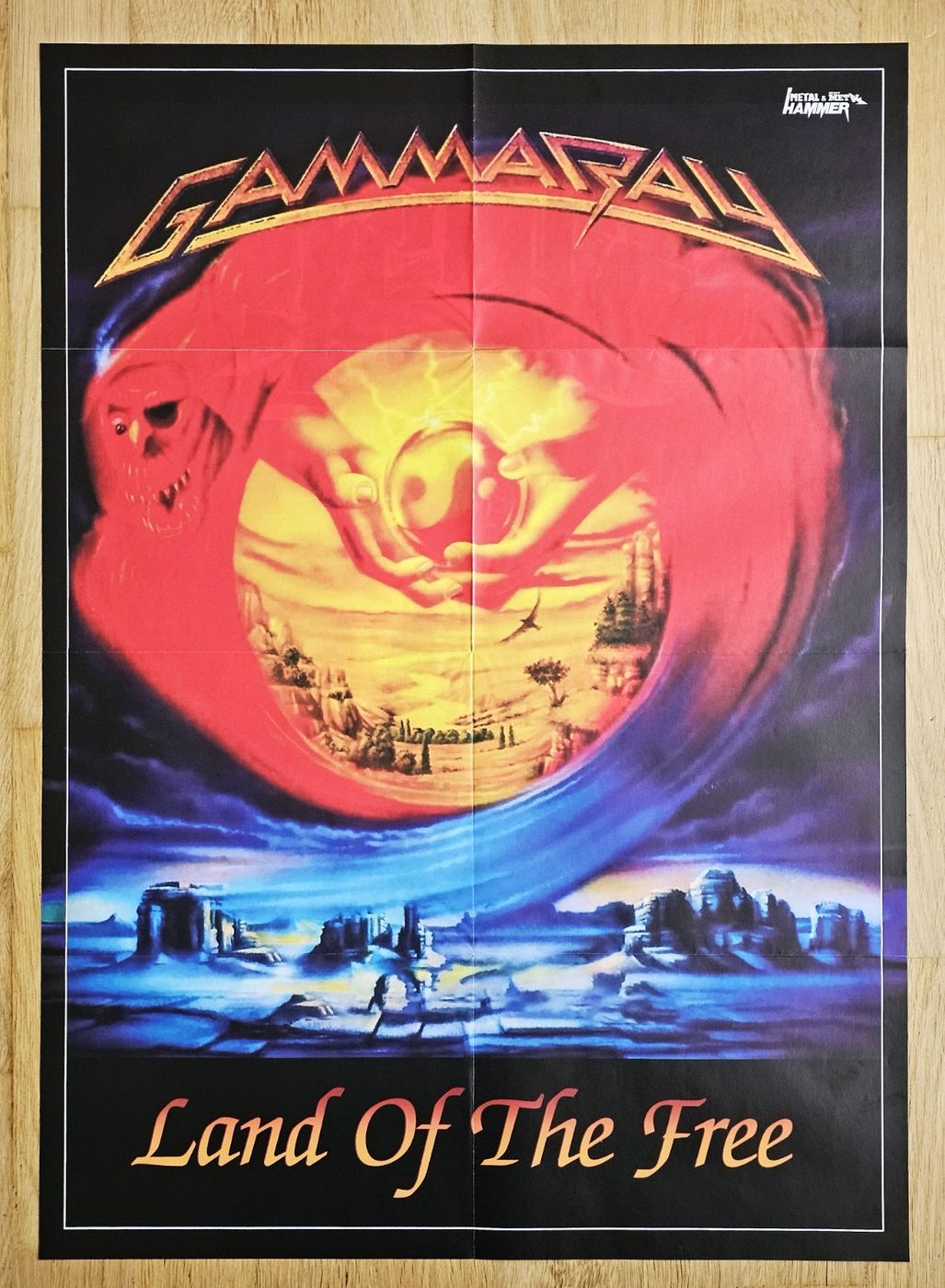 Gamma Ray poster, 50 × 70 cm