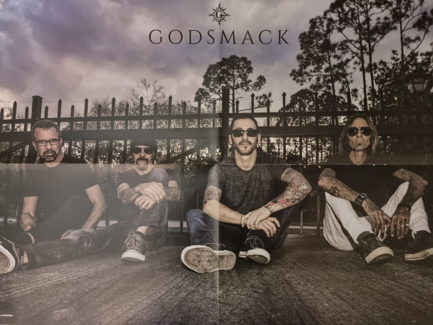 Godsmack poster, 55 × 40 cm